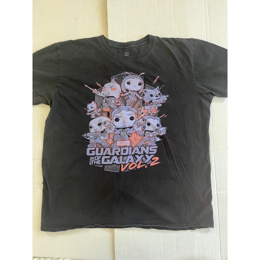 Guardians of the Galaxy Vol. 2 Shirt Mens Large Black Funko Pop Tees Marvel